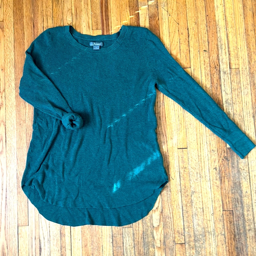 Long tunic-style sweater